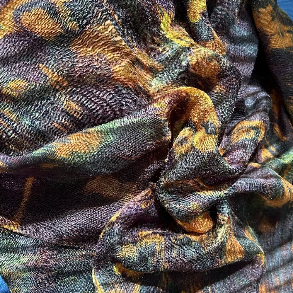 Unique colorful scarf